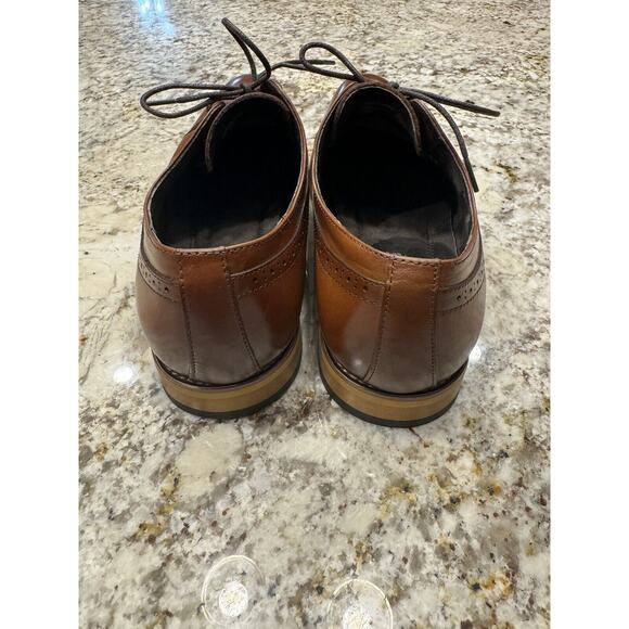 Stacy Adams Dickinson Cap Toe Oxford Brown 25066-221 Size 10.5 Work Date Wedding - Picture 5 of 7